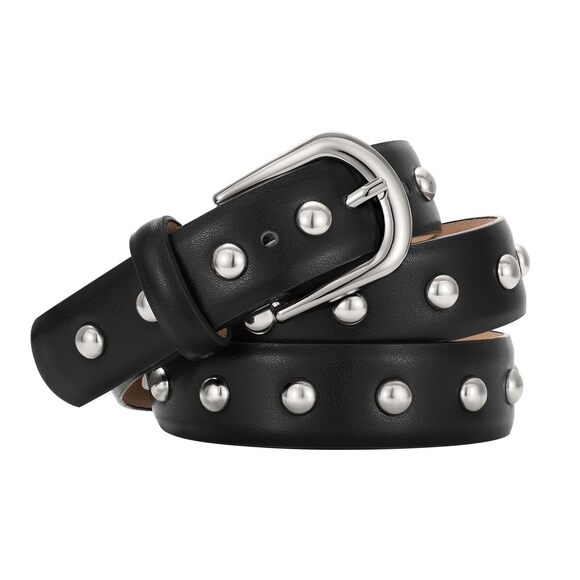 Accessories - 5595 Women Fashion Studded Leather Belt Punk Vintage